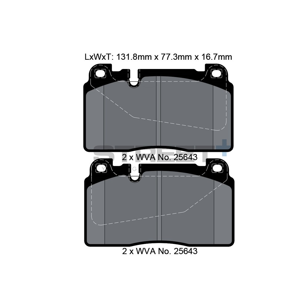 Pastilhas de travão Pagid T8121 Street+Array