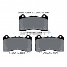 Pastillas de freno Pagid T8163 Street+