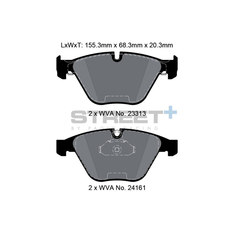 Pastilhas de travão Pagid T8169 Street+Array