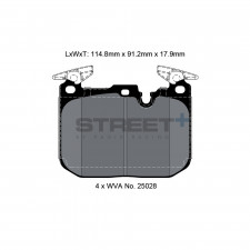 Pastillas de freno Pagid T8194 Street+