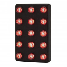 Luz de chuva LED Cartek FIA 8874-2019 retangular (estática+4HZ)