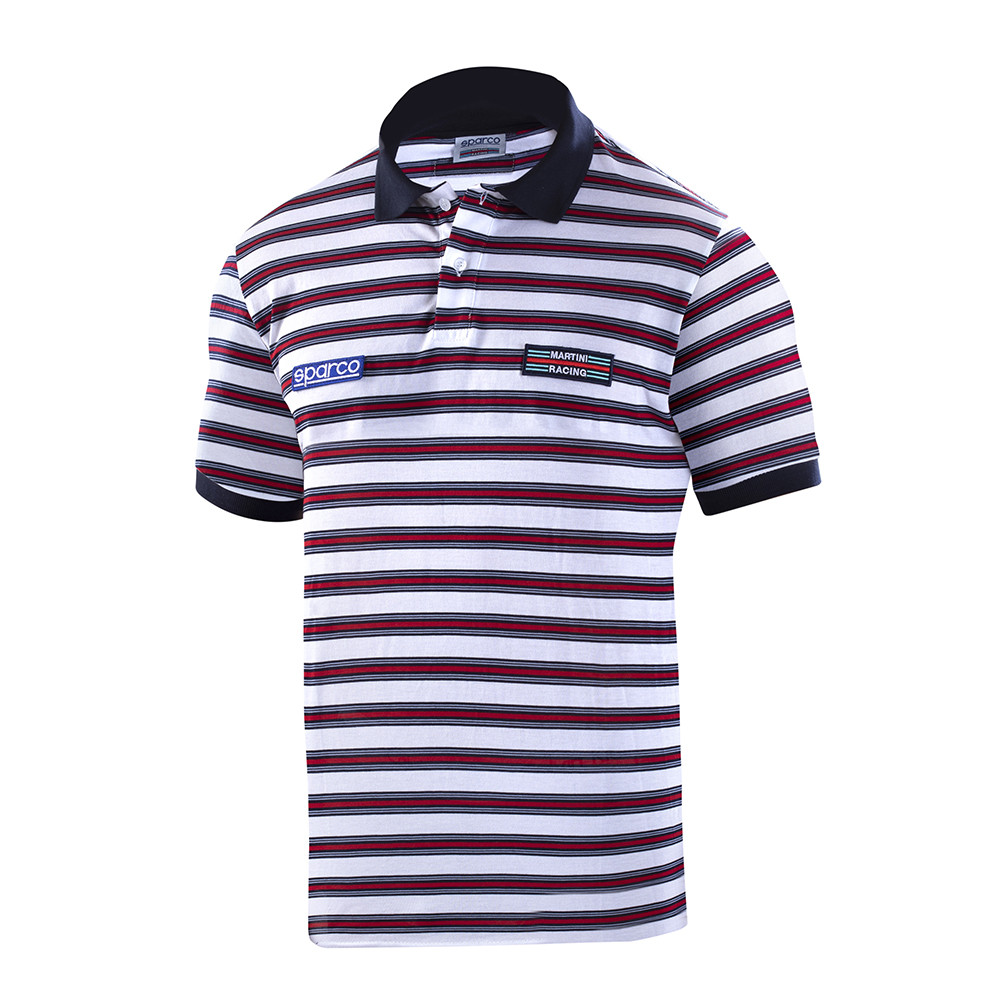 Polo a rayas Sparco Martini Racing ReplicaArray