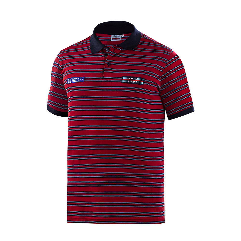 Camisola pólo com riscas Sparco Martini Racing RéplicaArray