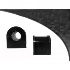 Barra estabilizadora traseira preta Silentblock Powerflex 18 mm Nissan 200SX - S13, S14, S14A e S15