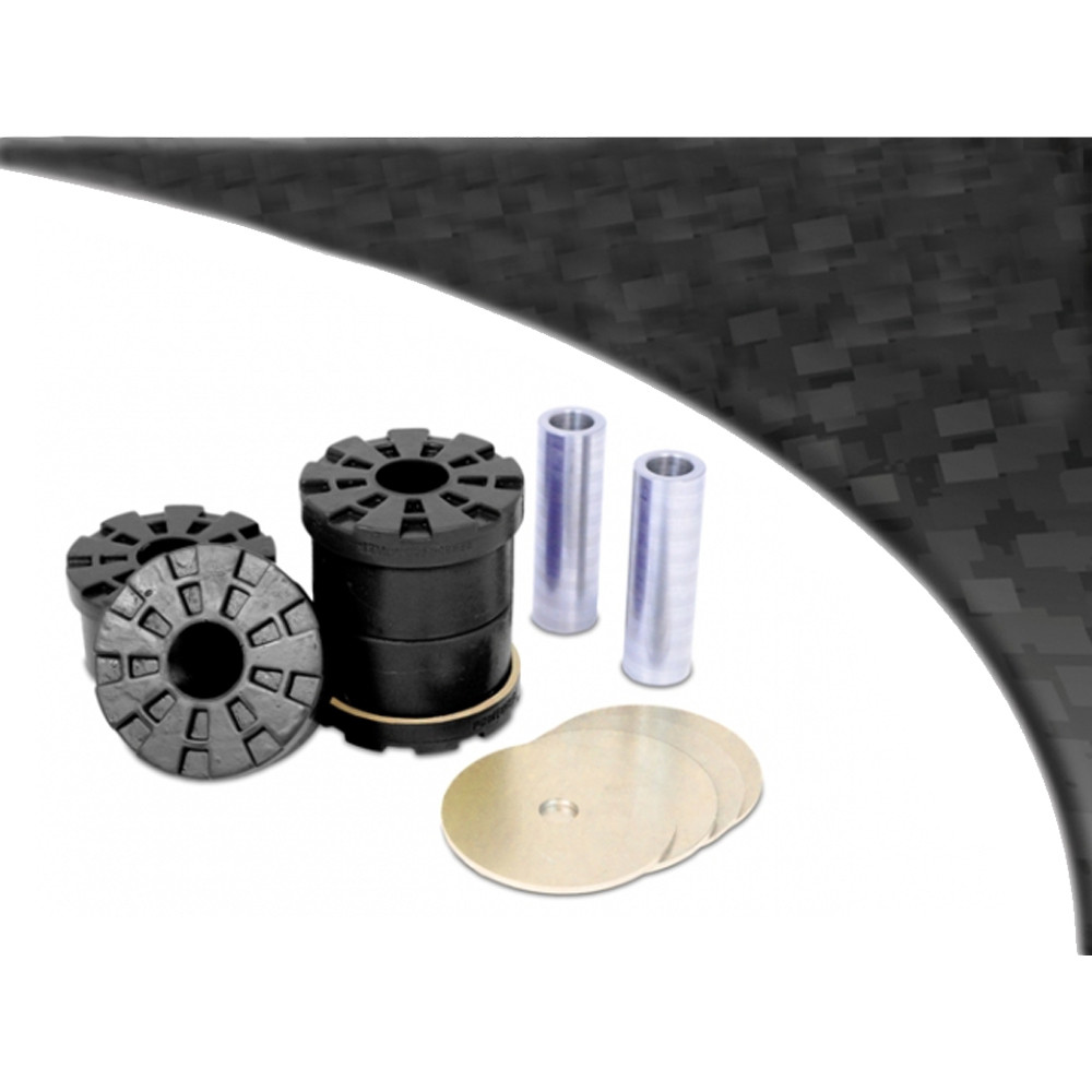 Silent Bloc Powerflex Preto Traseiro Suporte Traseiro Audi A3 MK2 8P (2003-2012)Array