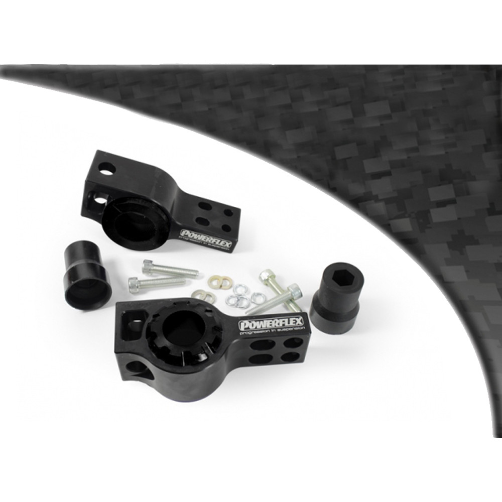 Silent Bloc Powerflex Preto Traseiro Triângulo Dianteiro Anti-Levantamento e Rolagem de Cauda Audi A3 MK2 8P (2003-2012)Array