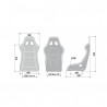 Bancos de balde Sparco QRT-R FIA
