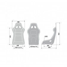 Assento de balde Sparco QRT-R Skai FIA