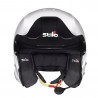 Capacete Stilo Venti Trophy Rally branco/preto sem clip Hans