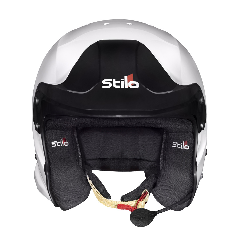 Casco Stilo Venti Trophy Rally blanco/negro sin clip HansArray