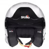 Casco Stilo Venti Trophy jet blanco/negro sin clip Hans