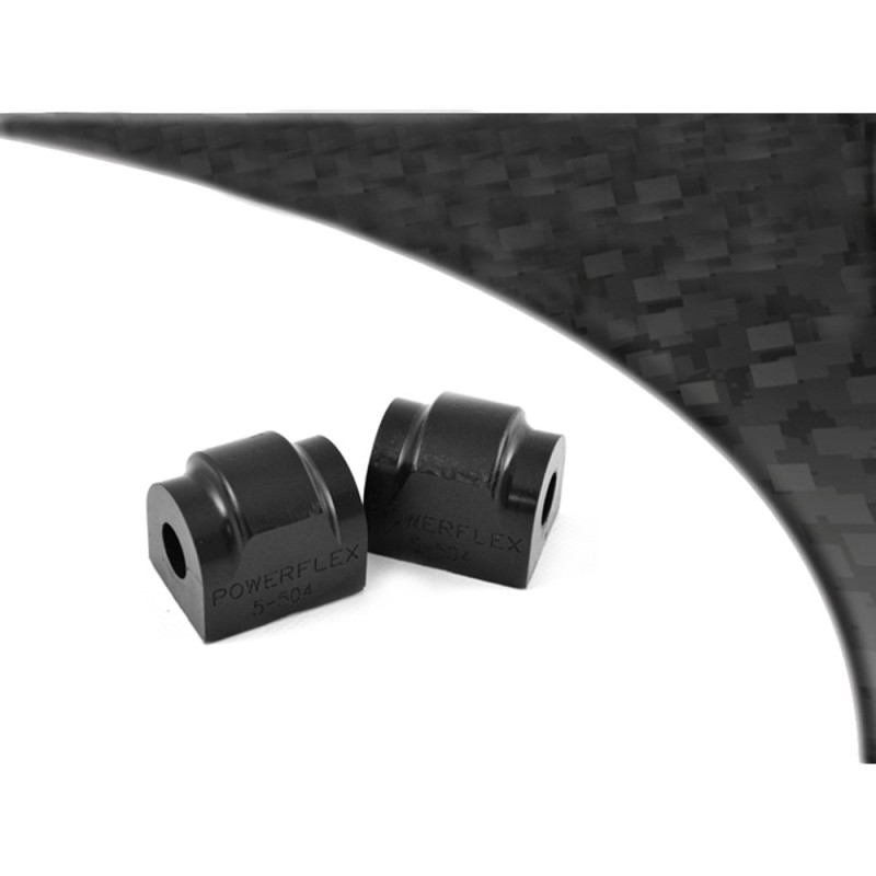 Barra estabilizadora preta Silent-block Powerflex 20mm BMW E36 (2 peças)Array