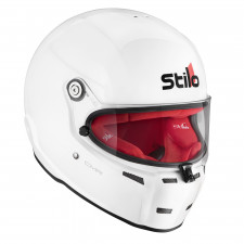 Capacete para karting Stilo ST5 CMR branco com interior colorido