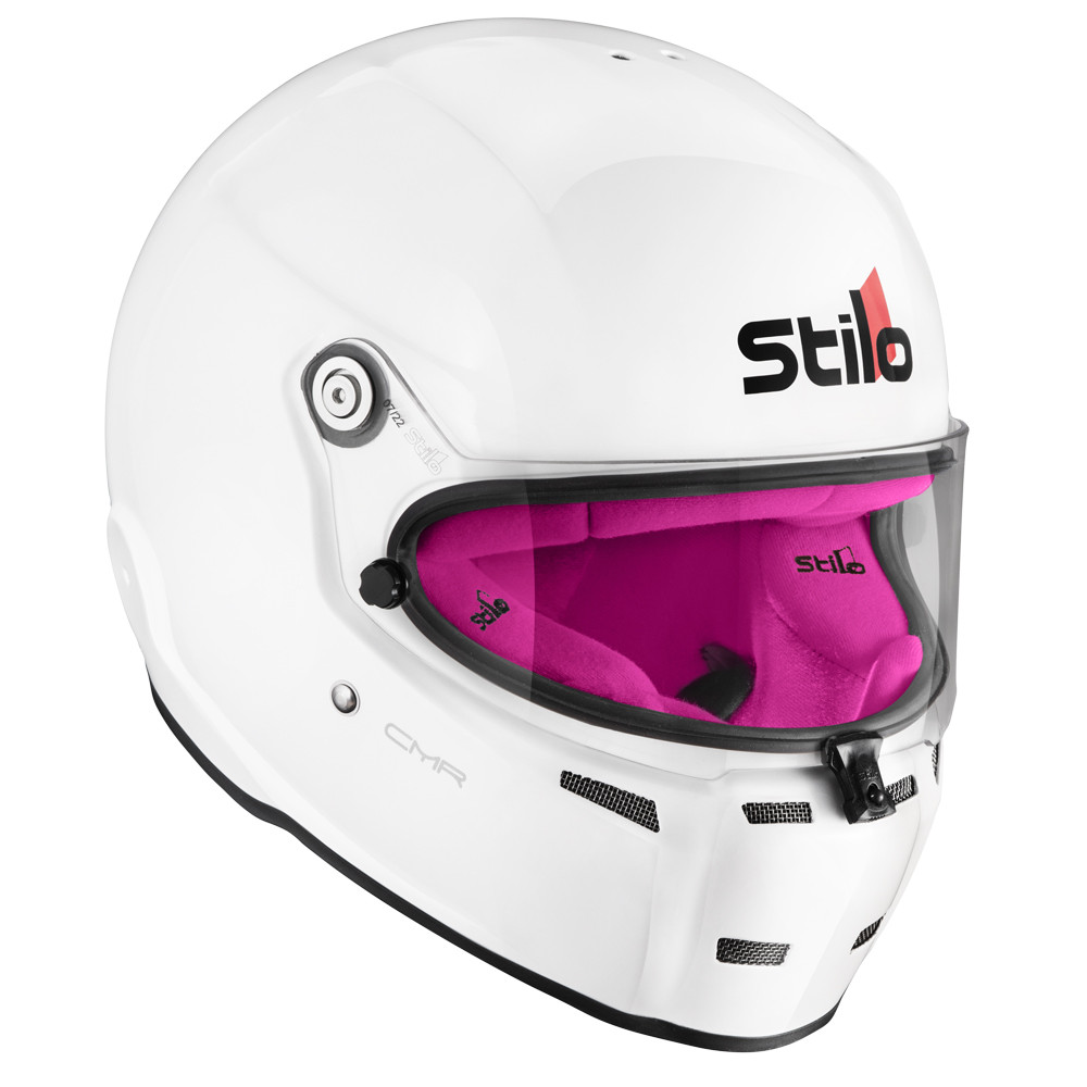 Casco karting Stilo ST5 CMR blanco interior coloradoArray