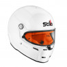 Capacete para karting Stilo ST5 CMR branco com interior colorido