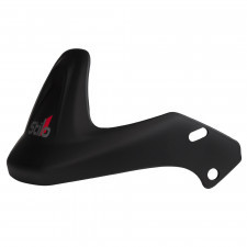 Placa frontal do capacete Stilo WRC DES preto mate