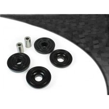 Silent Bloc Powerflex Preto Traseiro Diferencial Traseiro Audi A3 MK2 8P (2003-2012)