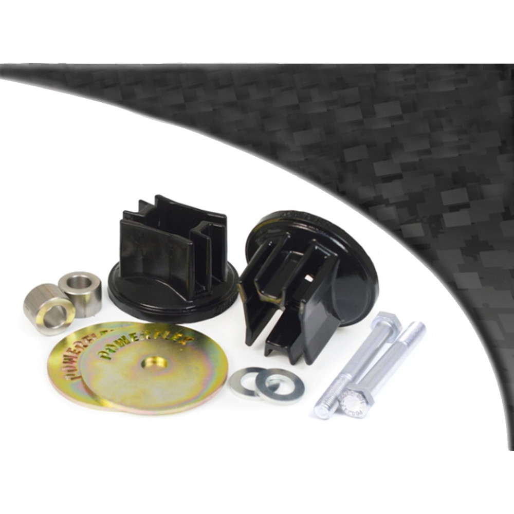 Silent Bloc Powerflex com inserção preta para o diferencial traseiro do Audi A4 Quattro (2008 - 2016)Array