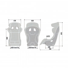 Asiento baquet Sparco ADV XT carbono FIA