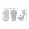 Bancos de balde FIA em carbono Sparco ADV XT