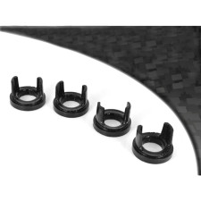 Silent Bloc Powerflex com inserção preta para braço traseiro no cubo Volvo 240 (1975 - 1993)