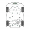 Silent-block Powerflex Heritage delantero diferencial trasero BMW serie 5 (1 pieza)