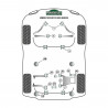 Silent-block Powerflex Heritage trasero subchasis trasero BMW serie 5 (2 piezas)