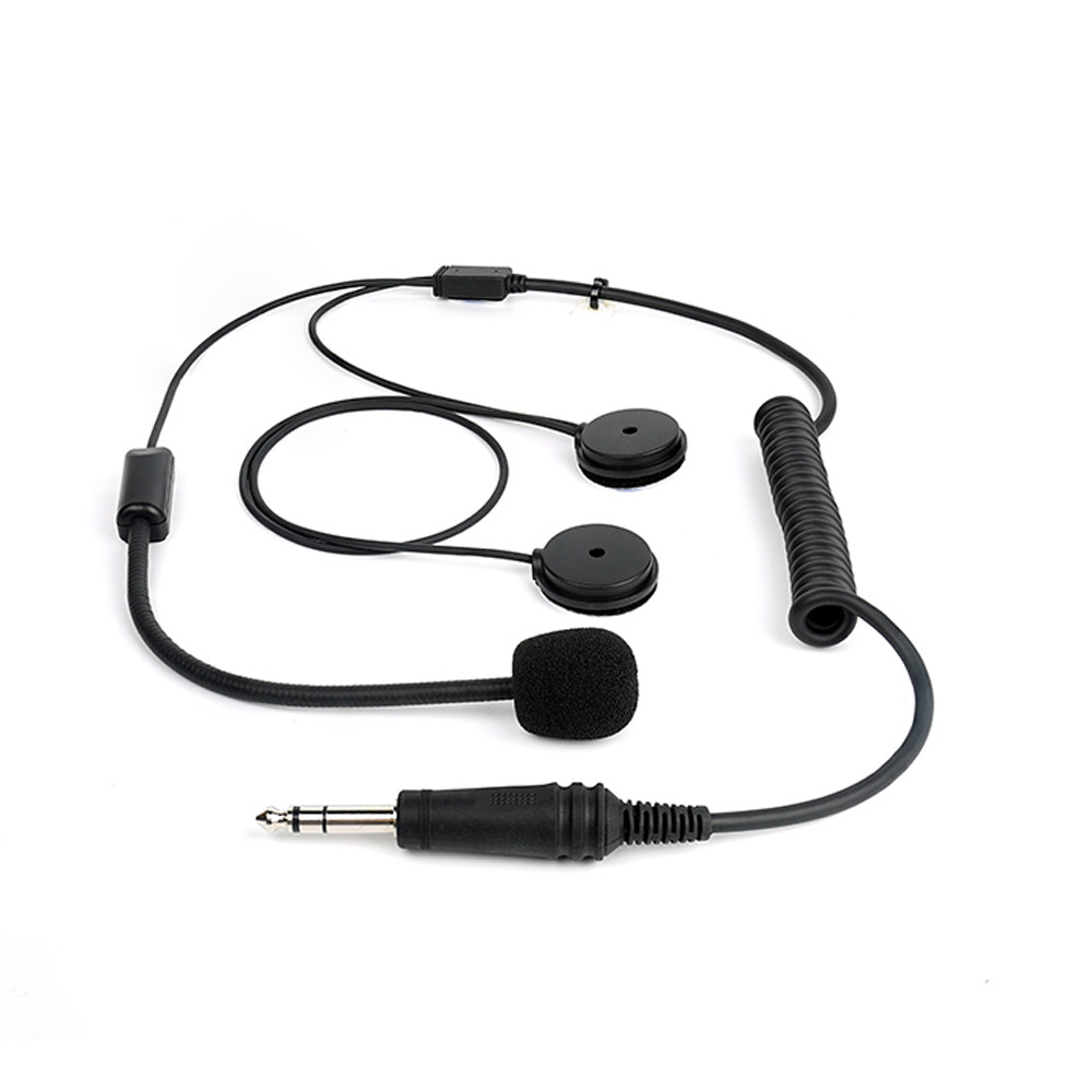 Kit de microfone e altifalante Terratrip para capacete Jet TER-RA036Array