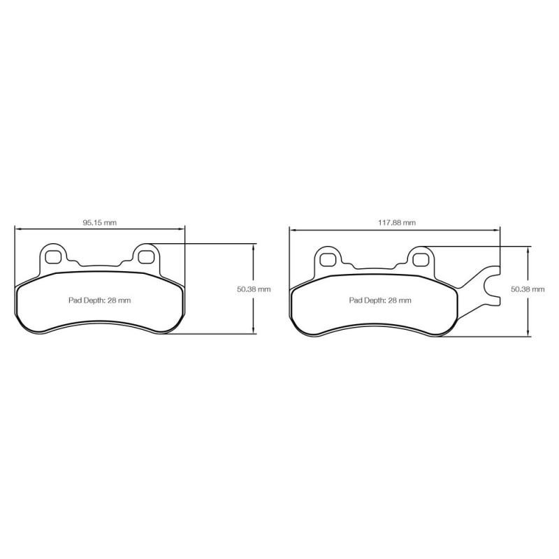 Pastilhas de travão SSV/UTV Pagid S6005Array