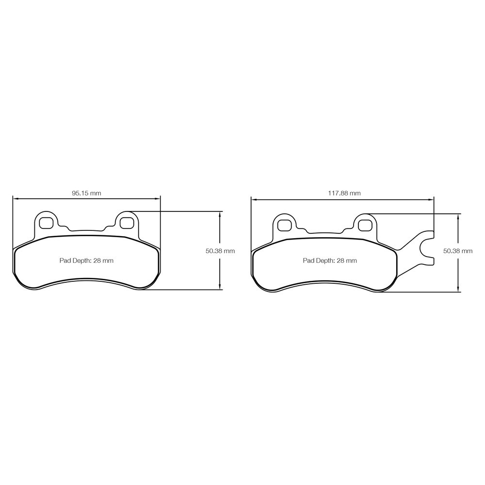 Pastillas de freno SSV/UTV Pagid S6005Array