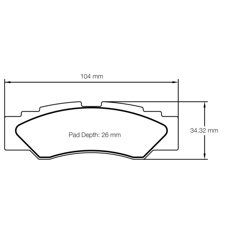 Pastilhas de travão SSV/UTV Pagid S6004Array