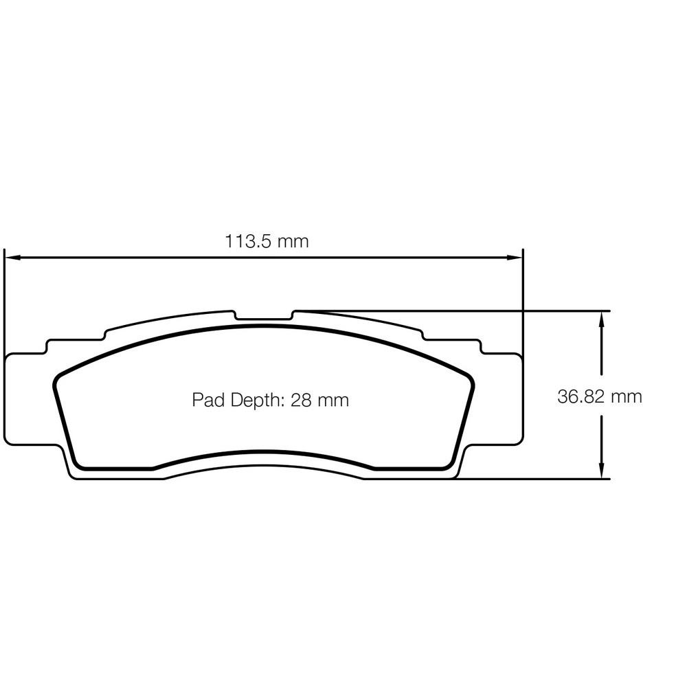 Pastilhas de travão SSV/UTV Pagid S6003Array