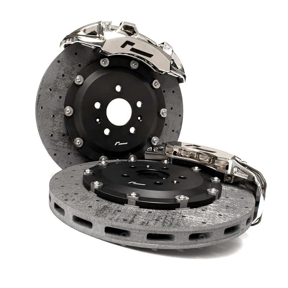 VWR - Kit de travões Stage 3 + para quadro MQB / MQB EVO - Discos de carbono-cerâmica de 380 mm - Pinça de 6 pistõesArray
