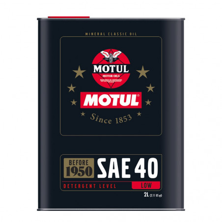 Aceite de motor MOTUL SAE 40 - lata 2L