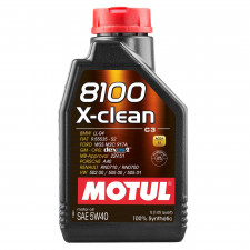 Óleo para motor MOTUL 8100 X-CLEAN 5W40 - lata 1L