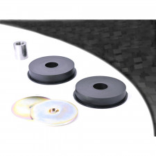 Silent-block Powerflex Preto Suporte do Diferencial Traseiro BMW E30 (1 Peça)