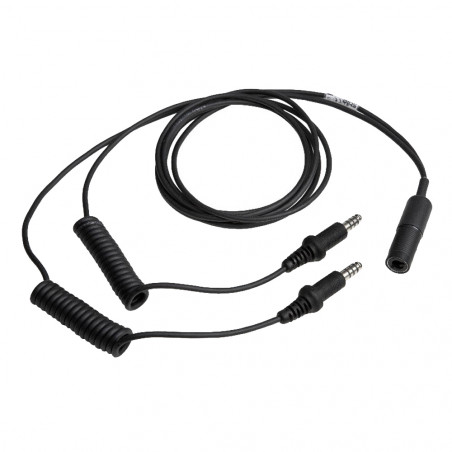 Cable de extensión centralita Stilo con salida 2 cascos