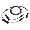Cable de extensión centralita Stilo con salida 2 cascos