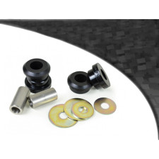 Silent-block Powerflex Preto Superior Traseiro Wishbone Ext Volkswagen Golf V (2 Peças)