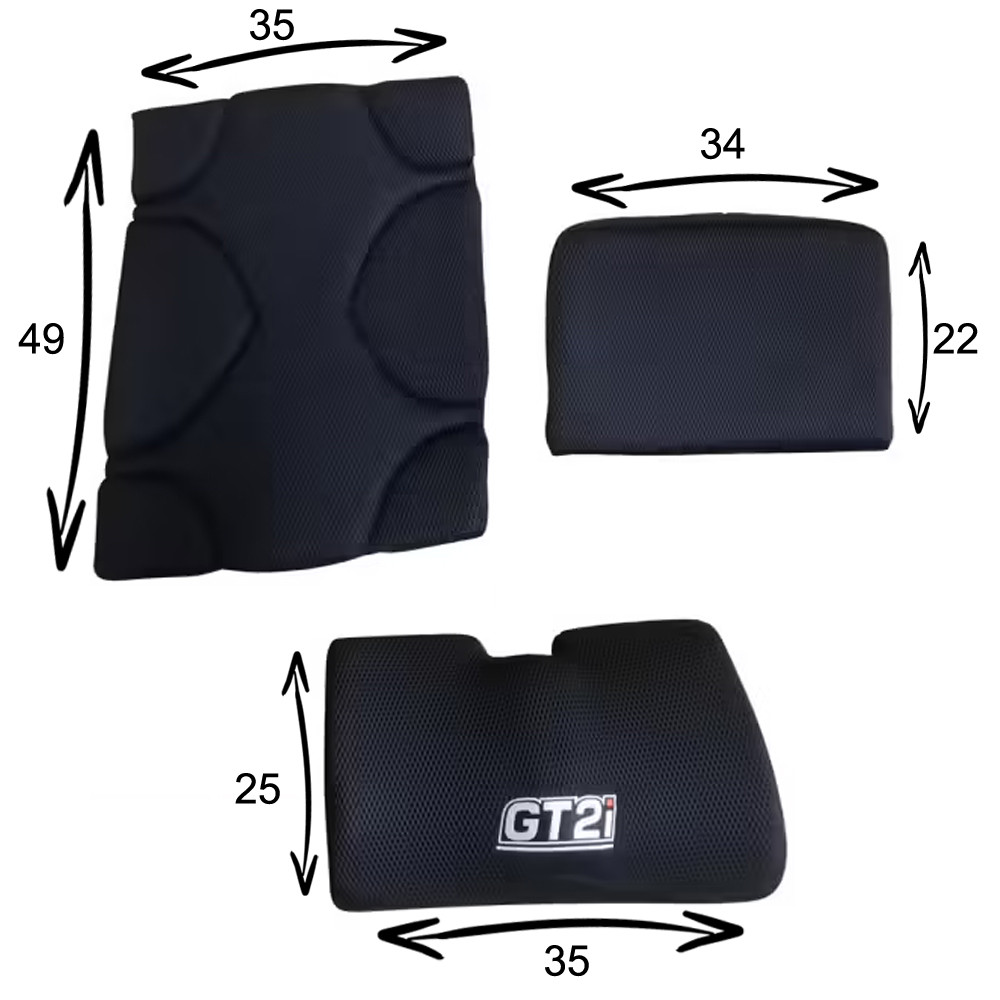 Kit de assento e almofada para as costas GT2i Baquet Race-02LArray