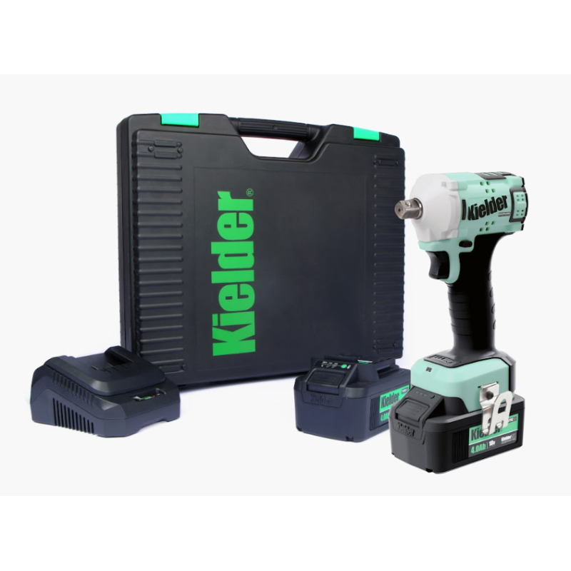 Pistola de impacto Ultracompacta 1/2" 18v 2 baterías 4.0Ah (Kit)Array