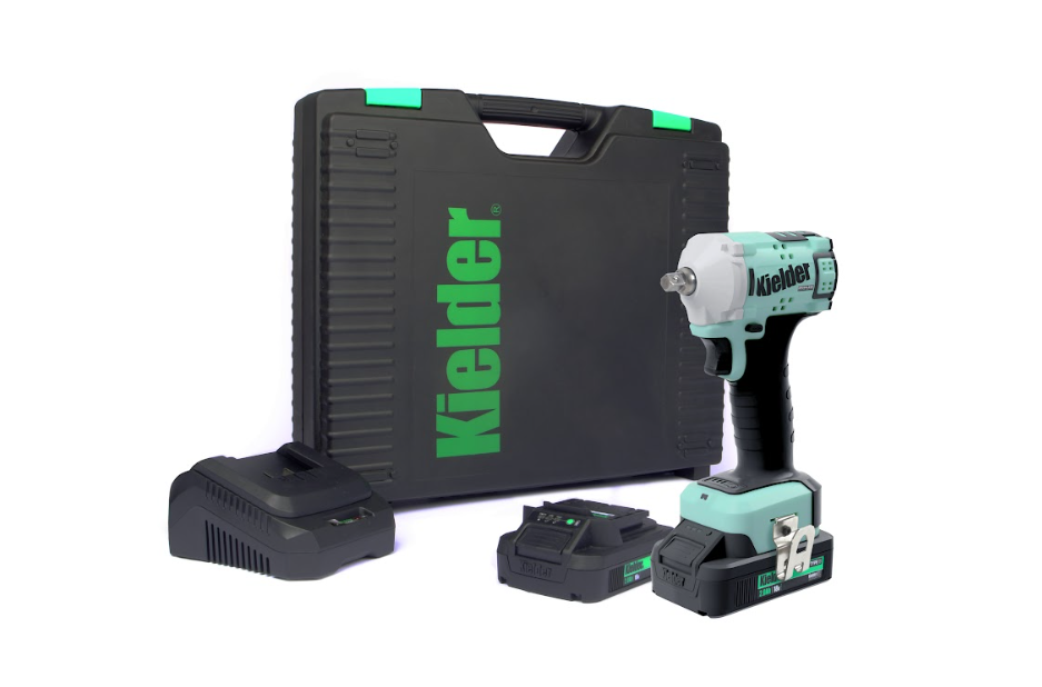 Kielder® 3/8" 18v Ultra Compact Impact Wrench 2 x 4.0Ah Batteries (Kit)Array