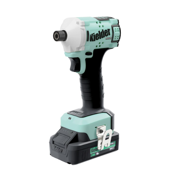 Pistola de impacto Kielder® Ultracompacta 1/4" 18v 2 baterías 4.0Ah (Kit)Array