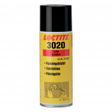 Spray adhesivo Loctite 3020 para sujetar juntas precortadas 400ml
