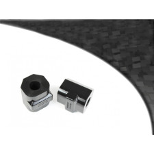 Barra estabilizadora dianteira Powerflex preta Silent-block Volkswagen Polo G40 (2 peças)