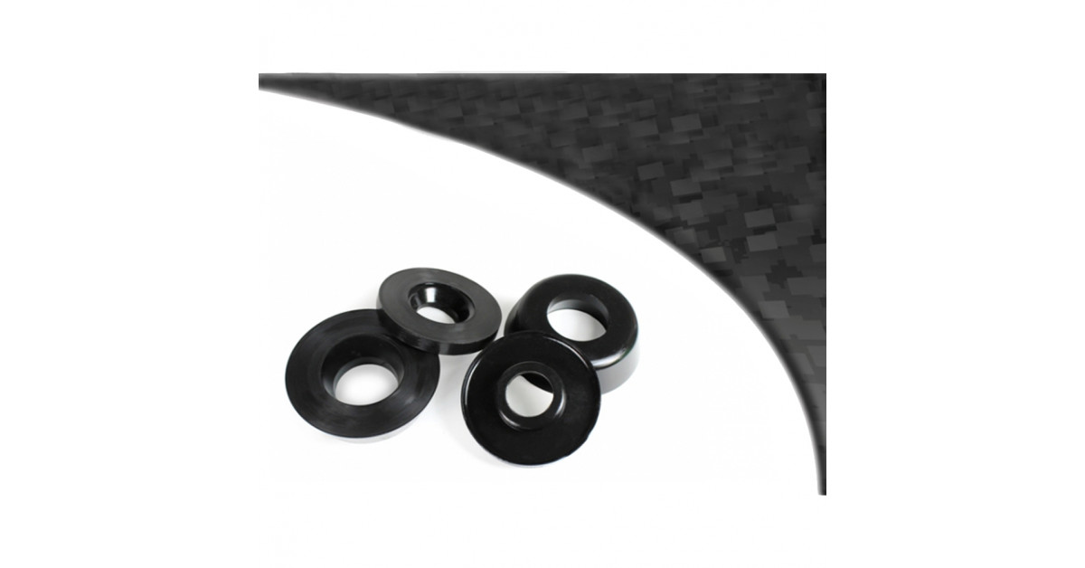 Silent-block Powerflex Preto Amortecedor Paragem Frente Escort / Sierrra (2 Peças)