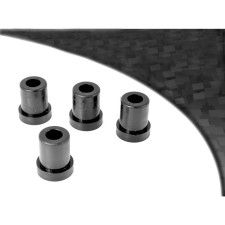 Silent-block Powerflex Preto Suportes de manilha da mola de lâmina Ford Escort MK1 (4 peças)