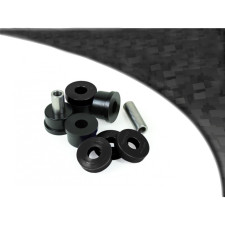 Silent Bloc Powerflex Preto Batente do Amortecedor Dianteiro Alfa Romeo GTV6 / 75 (2 Peças)