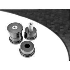 Silent-block Powerflex Preto Suportes de manilha da mola de lâmina Traseira Ford Capri (2 peças)