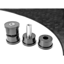 Silent-block Powerflex Preto Suportes de manilha da mola de lâmina dianteira Ford Escort MK2 (2 peças)
